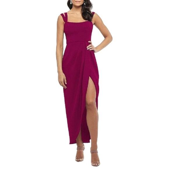 XSCAPE Dresses & Skirts - XSCAPE Womens Sheath Full-Length Dress Pink Sleeveless Formal Juniors 6